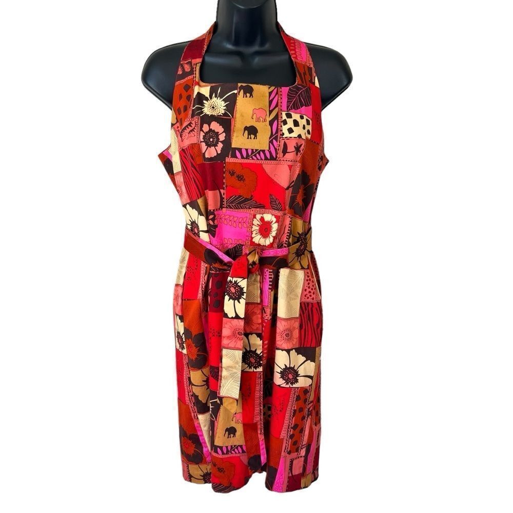 Russell Kemp Patchwork Animal Safari Print Dress